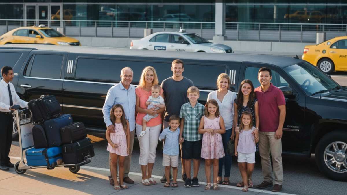 is airport limo good for large family group travel